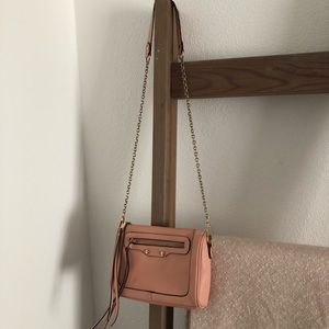 Pink crossbody bag